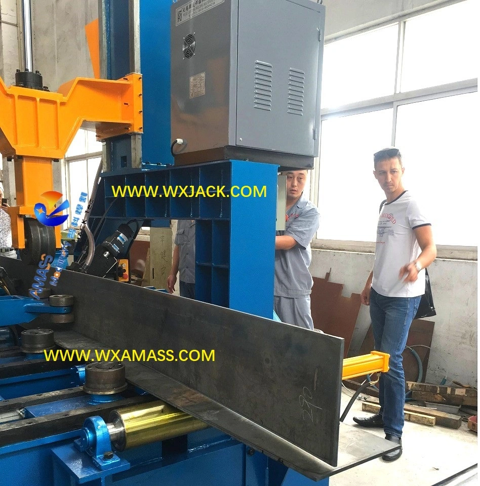 Automatic LBA10 T Beam CO2 GMAW Welding Machine Production Line Ship Building