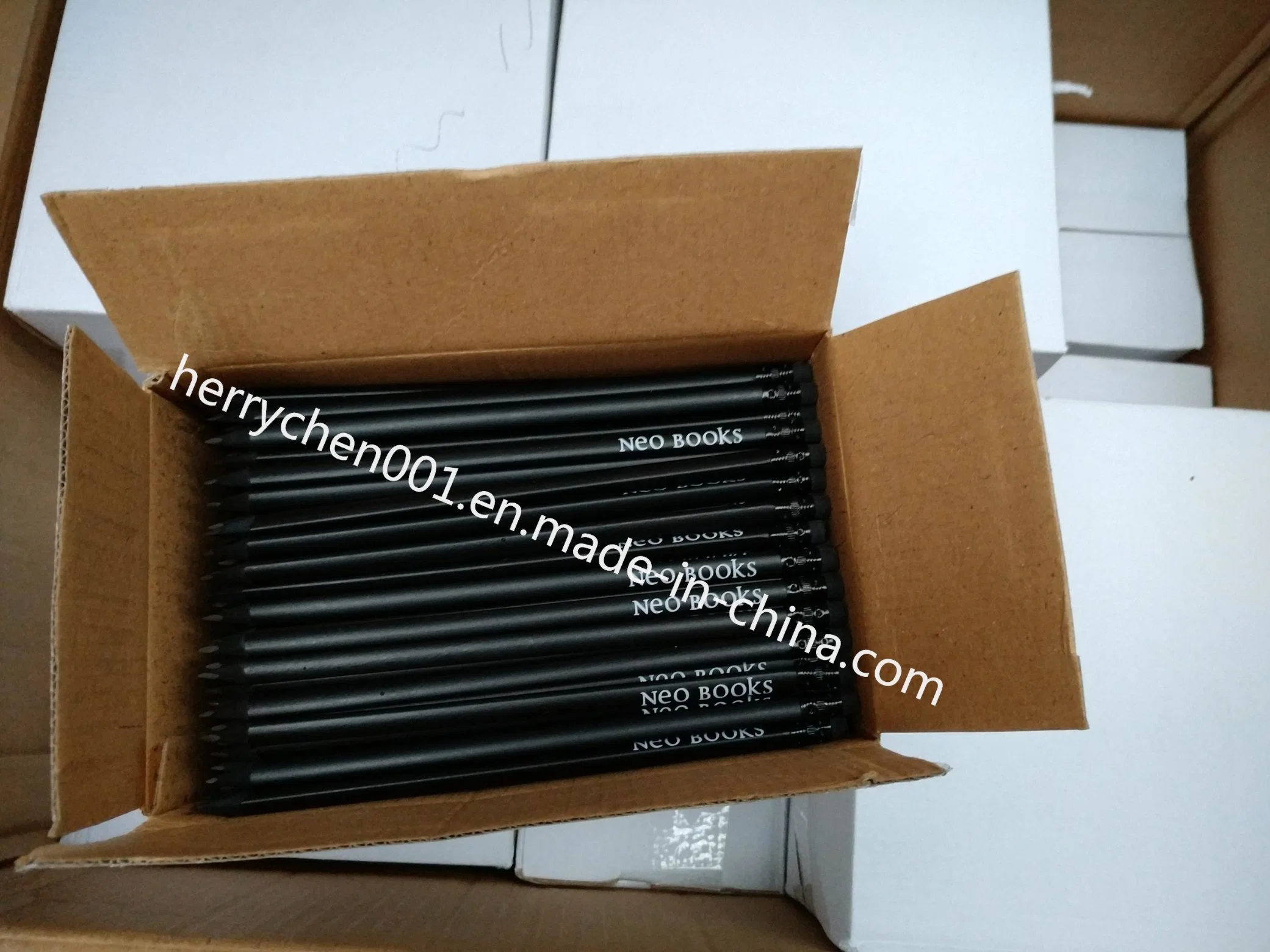 Promotional Black Wood Hb Pencil, Sky-017