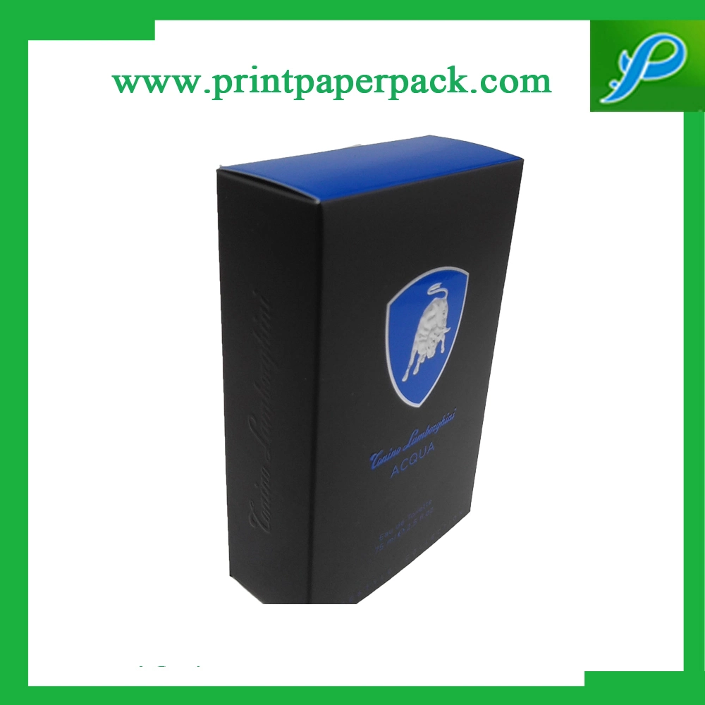 Custom Luxury Name Brand 125ml Perfume Paper Packaging Boxes