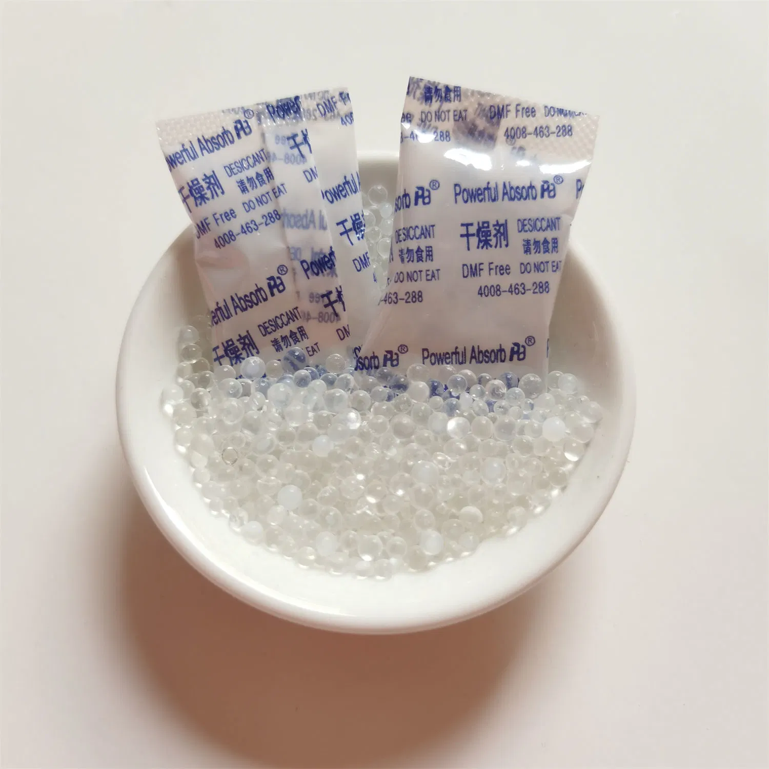 2g White Silica Gel in Plastic OPP Bag for Dried Food Storage