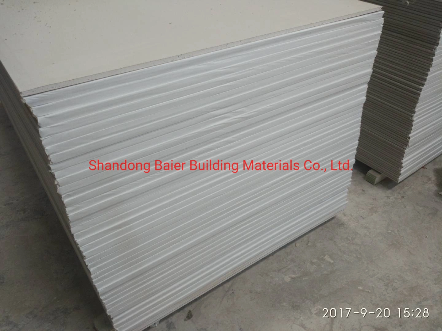 Baier 9mm/9.5mm/12mm Fiberglass Gypsum Board/Plasterboard/Drywall False Ceiling