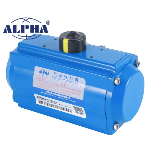 Alpha C Series C400 with PTFE Coating Blue Pneumatic Actuator