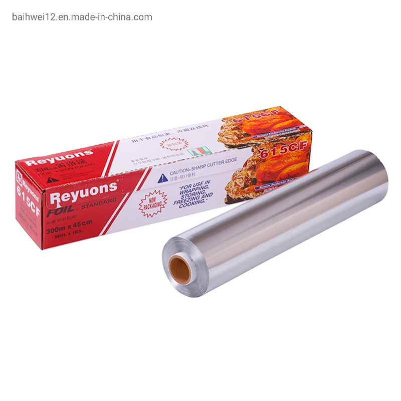 Keeps Food Fresh Eco-Friendly Industrial Aluminum Foil Roll Food Wrapping