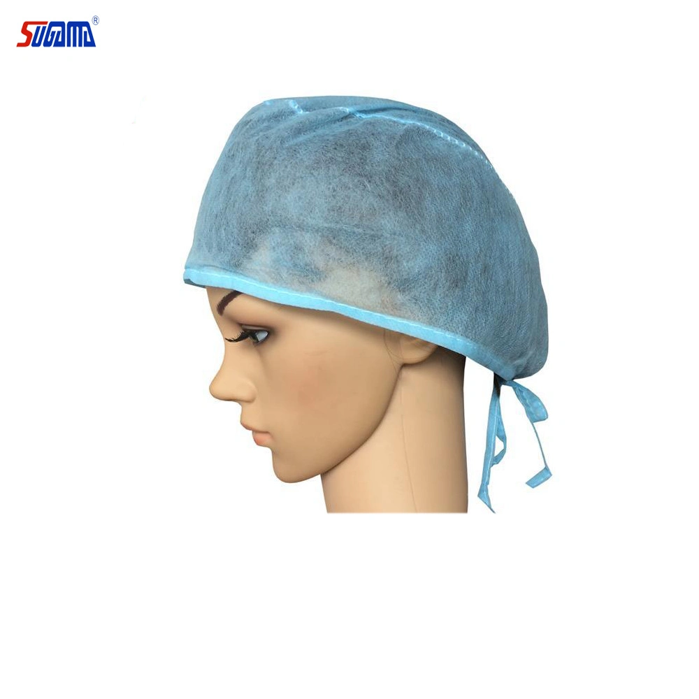 Disposable SMS Medical Cap Nonwoven Surgical Cap for Hospital Housework