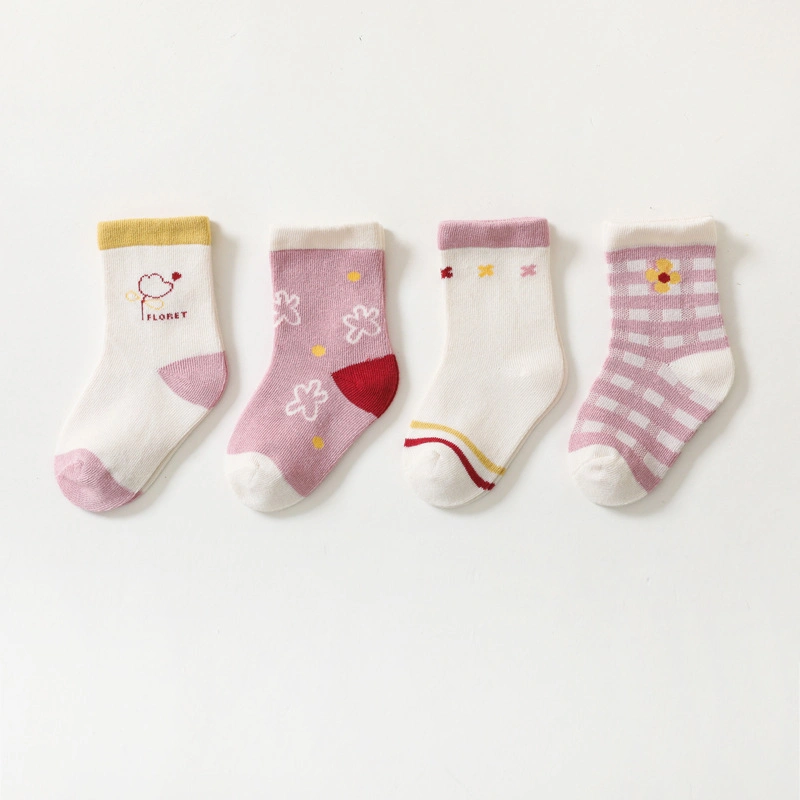 Wholesale Spring Autumn New Children's Class Boneless Cotton Baby Socks
