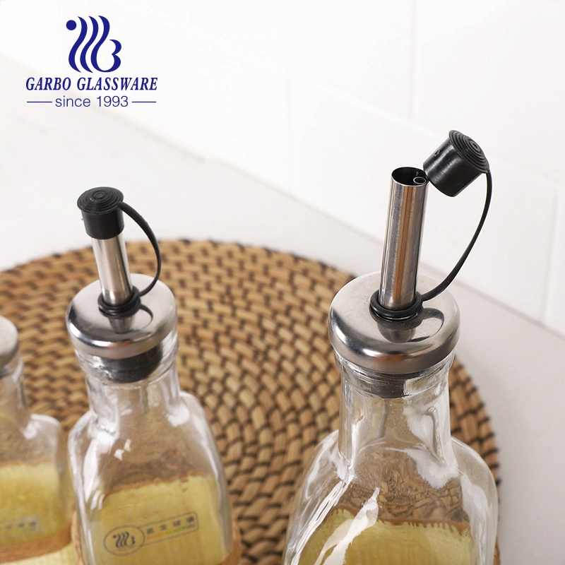 Wholesale/Supplier 3PCS Olive Oil and Vinegar Glass Bottle Kitchen Cooking Oil Bottle