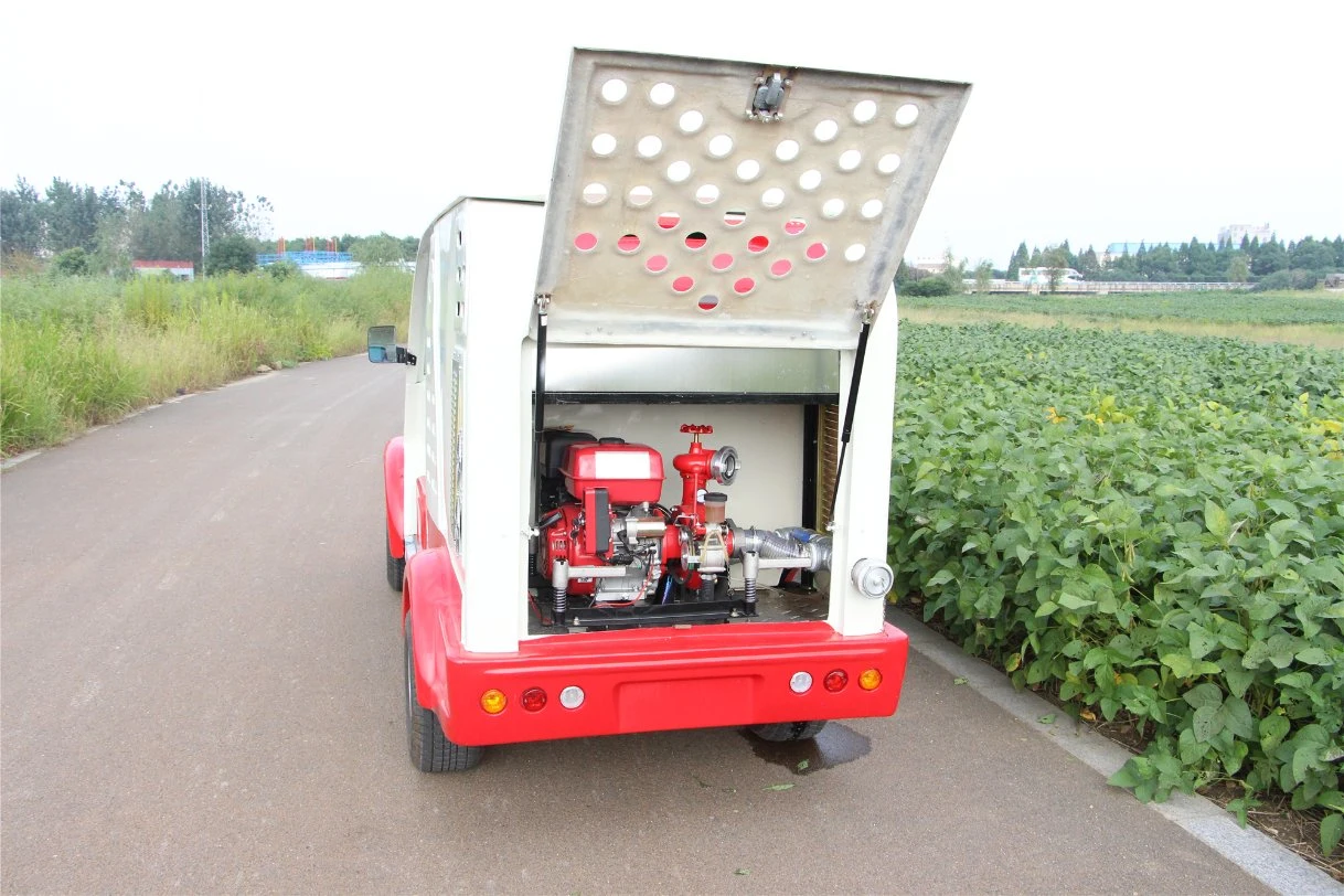 Camion de lutte contre les incendies électrique à haute tension Koala Model pour le nettoyage des routes.