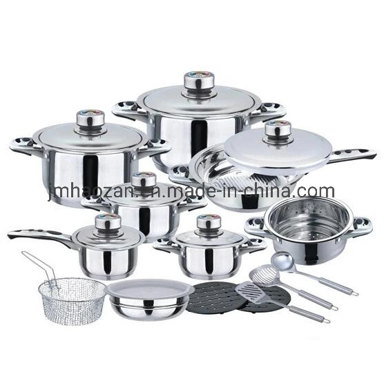 Best Quality Metal Type Induction Base Cookware Sets Kitchen Pots with Metal Lids