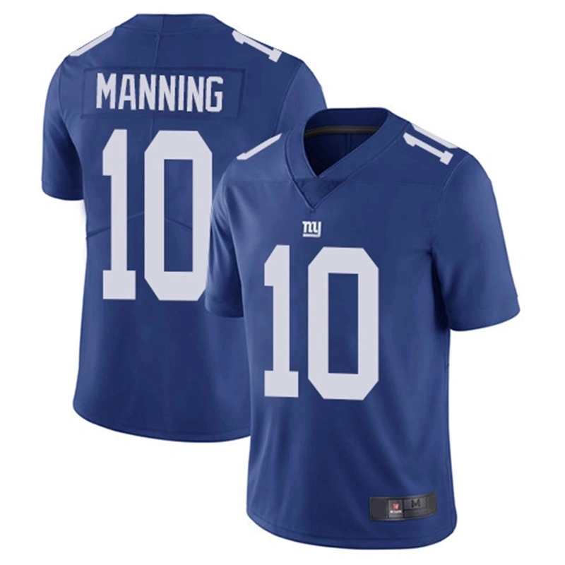 Custom Giants Eli Manning Mark Bavaro New York camisetas de fútbol