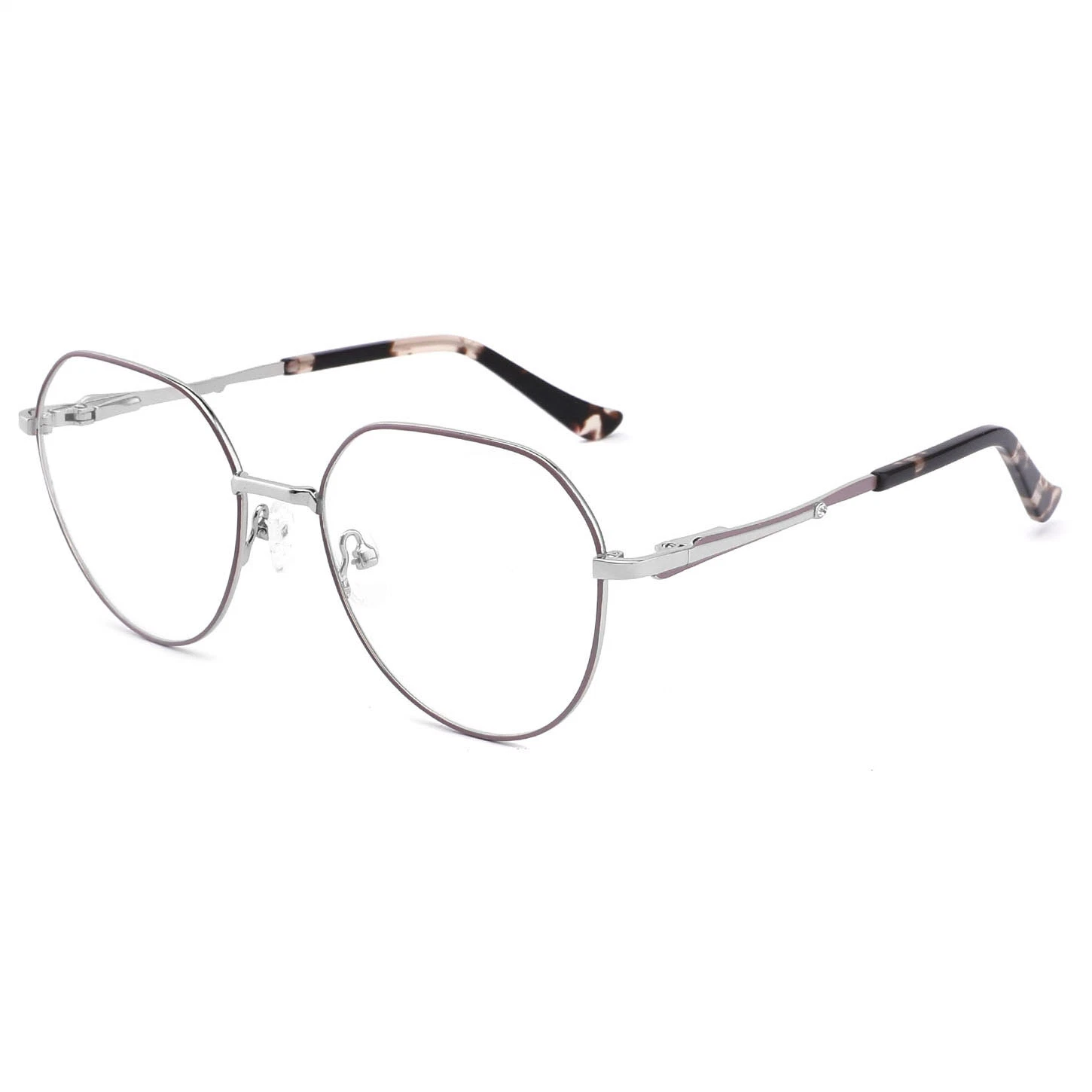 Base de forma redonda estilo gafas el marco de metal un estilo de diseño de moda retro Marcos óptico