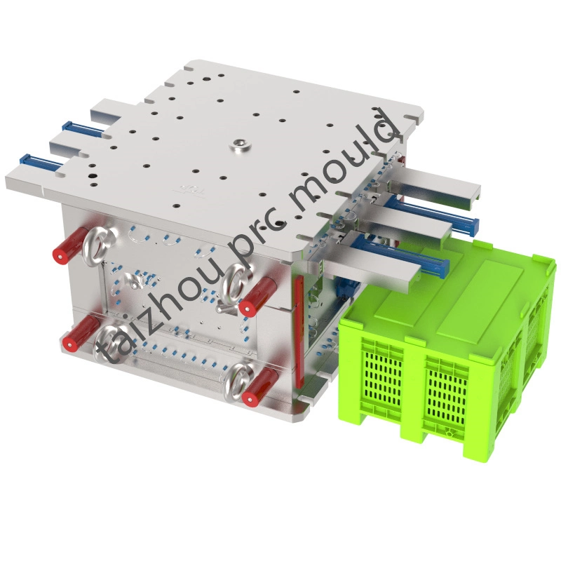 Customized Plastic Industrial Pallet Box Crate Dustbin Injection Mould