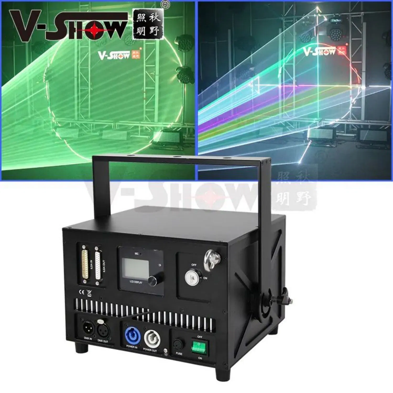 V-Show Meilleur Spectacle de Lumière Laser Projecteur RGB 10 W