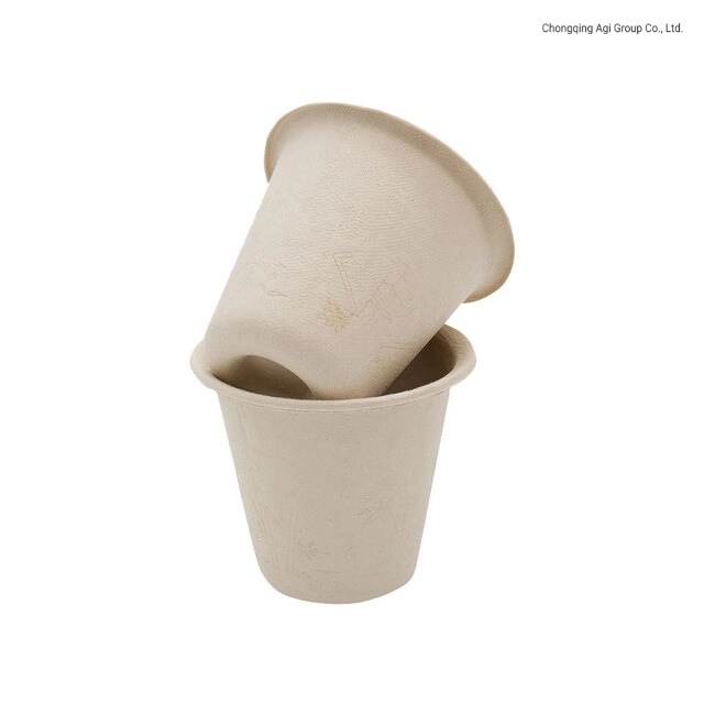 100% Bamboo Pulp Customized Eco Disposable Bamboo Fiber Cup