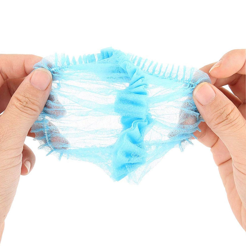 Chirurgische Produkte Non-Woven Haarclip Netz Arbeiten Krankenschwester Pferdeschwanz Mob Kappe Einweg-medizinische Scrub Bouffant Kappe mit Elastic für Arzt / Chirurg / Krankenschwester / Arbeiter