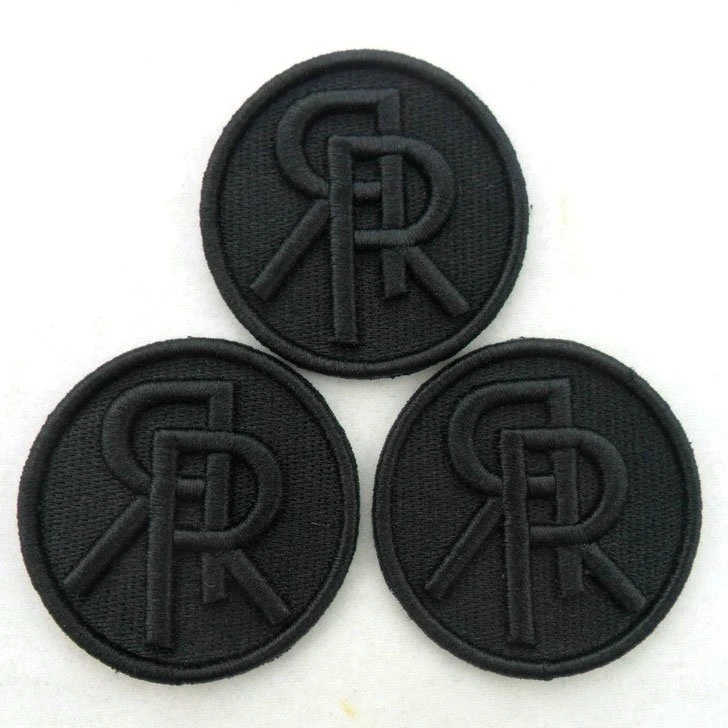 Custom Badgesstyle High Density Embroidered 3D Letter Embroidery Patches for Clothing Bags