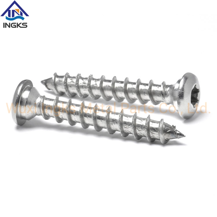 Customized Self Tapping Screw Torx Oval Head with Shoulder Security Screw for Metal