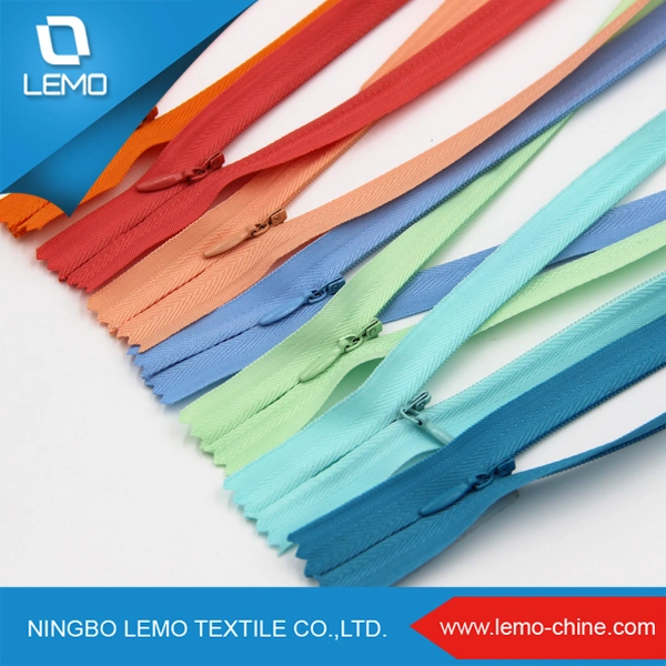 2021 Quality Nylon Polyester Teeth Invisible Zipper