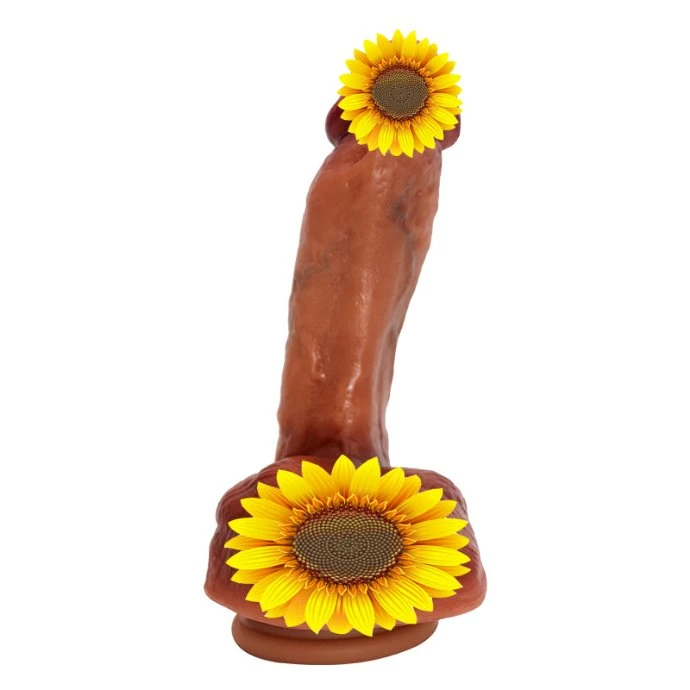 Dildo realista para principiantes de silicona líquida de 8.07 pulgadas, con ventosa fuerte para jugar sin manos, juguete sexual para mujeres para estimulación del punto G y sexo anal