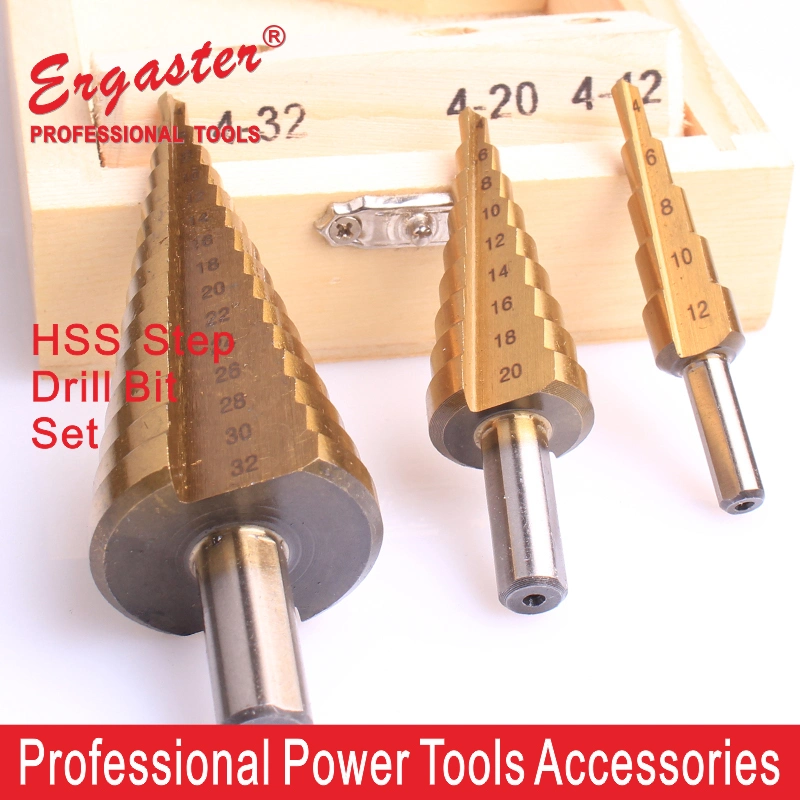 Step Drill Bit Drill Set Woodworking Drill Bits