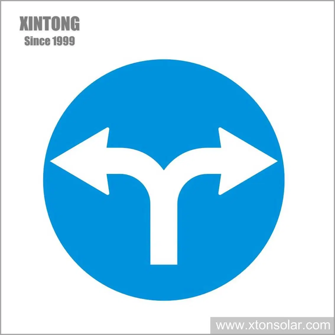 Road Caution Xintong 60mm Board Traffic Safety Warning Sign with Good Service