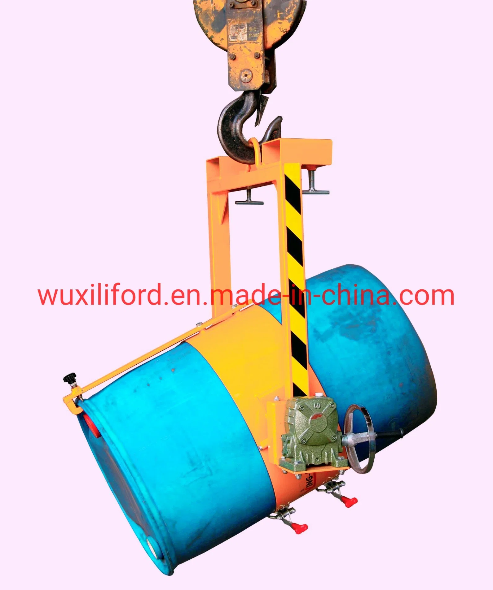 Forklift Manual Drum Lifter Oil Drum Hand Tilting Equipment Lm800