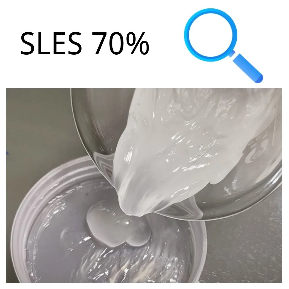 CAS 68585-34-2 Detergent Raw Material Sodium Lauryl Sulfate 70% SLES