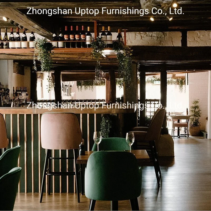 Modern American Commercial Dining Table and Chairs Set Luxury Coffee Shop Sofa Seating Modern Cafe Restaurant Furniture