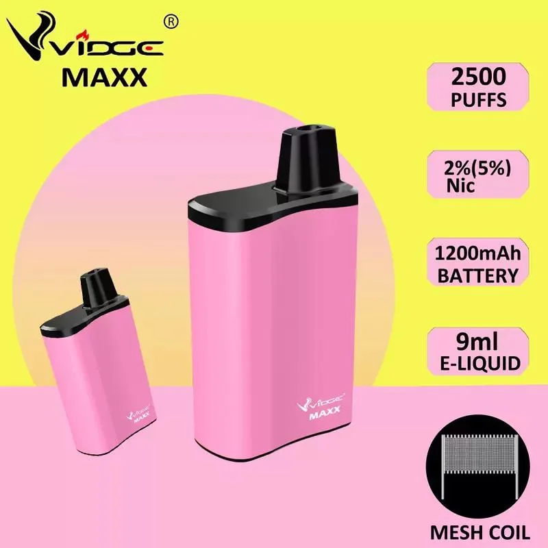 Europa Popular marca Vidge desechables bobina de malla de bolitas de 2500 Vape