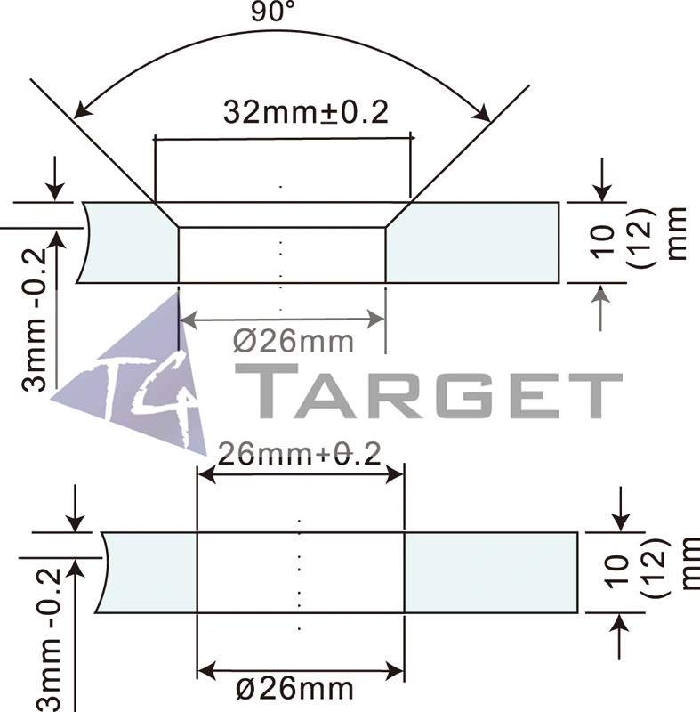 Clamping Connector, Wall to Glass, Four Directons Sides Can Adjust Angle (OF-E-6)