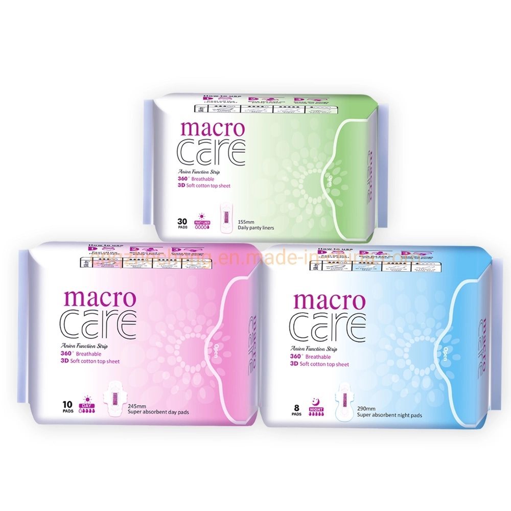 Macrocare 3 Years Inner Packing: Polybag; Outer Carton Napkin Brand Sanitary Pads