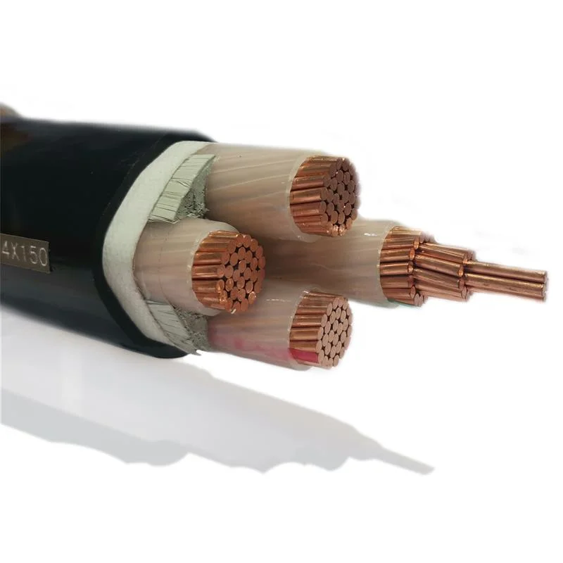 Henan Huadong Factory Wholesale/Supplier Low Voltage Yjv Yjv32 120mm 150mm 185mm 240mm 4 Core Cu Xlpe Pvc Swa Armored Copper Underground Power Cable Wire