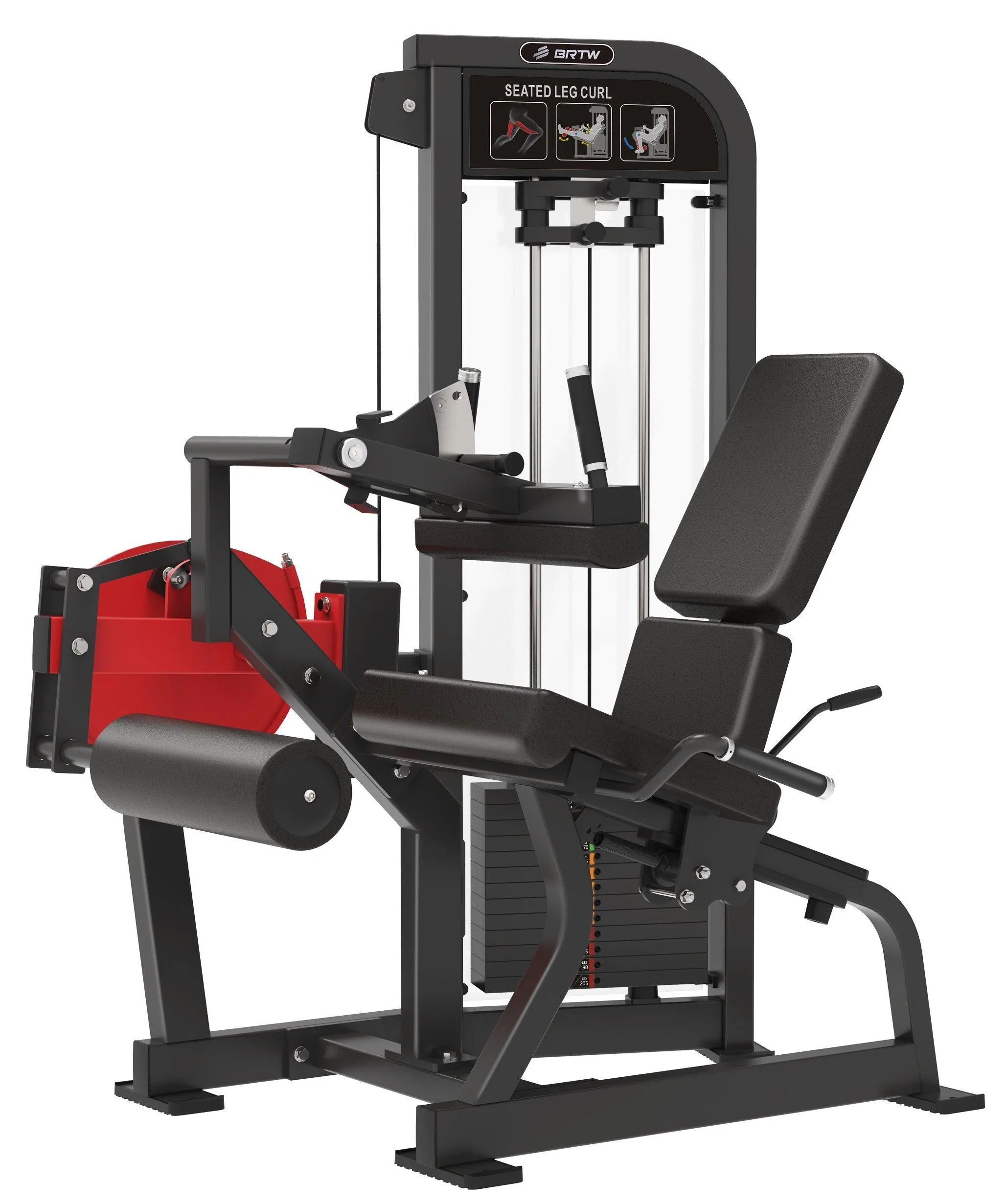 Máquina de fuerza comercial profesional formación deportiva Body building Life Fitness PRO2 de extensión de pierna se presione propenso sentado en la pierna Curl Gimnasio Equipo