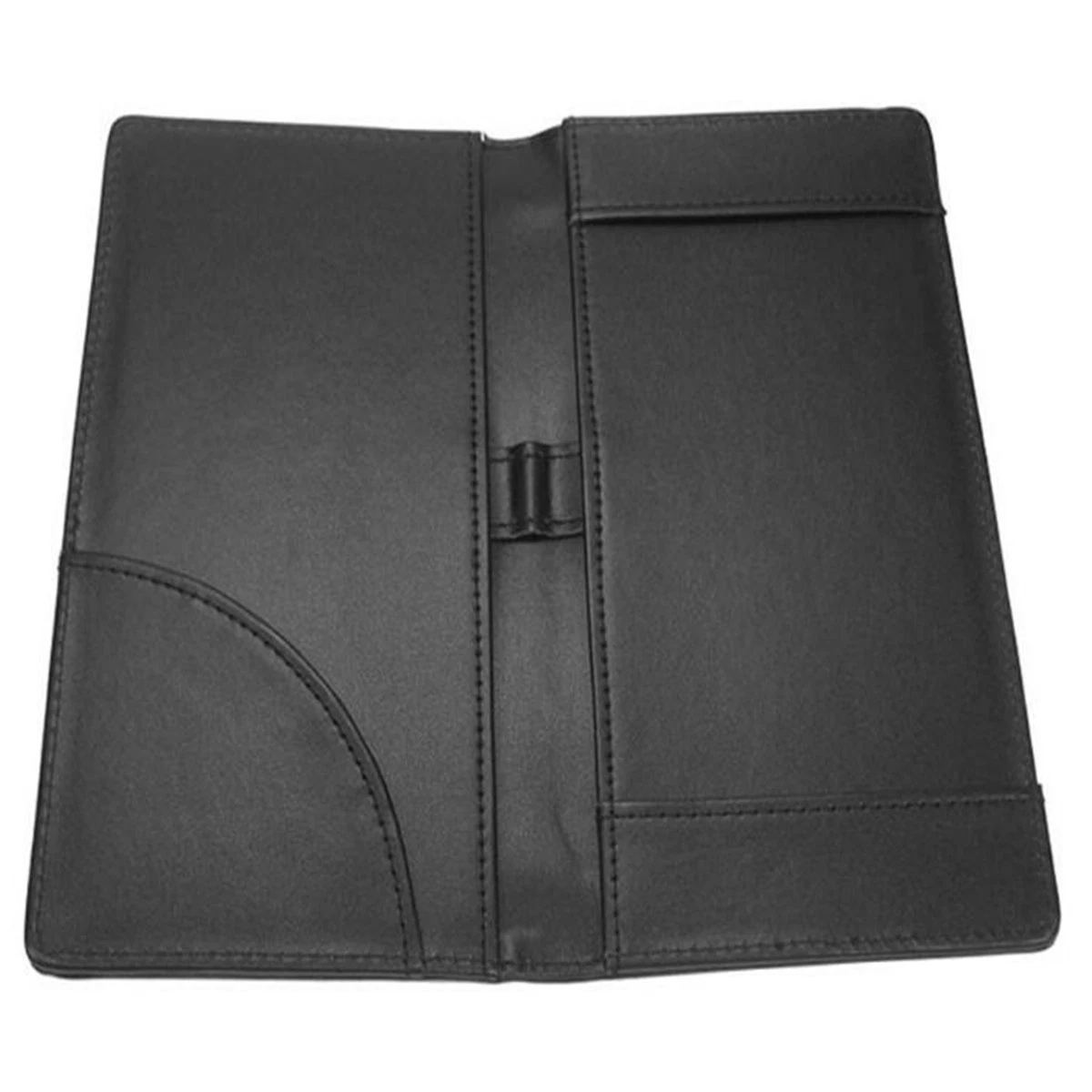 PU Leather Restaurant Magnet Bill Folder with Pen Holder