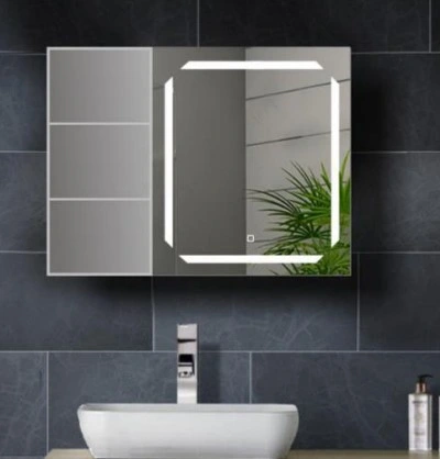 Well Designed Waterproof LED Illuminated Bathroom Setting Lighted Medicine Mirror Cabinet