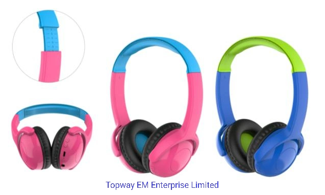 Bluetooth 5.0 Kids Headphones with 85dB Volume Limited on Ear Headphones