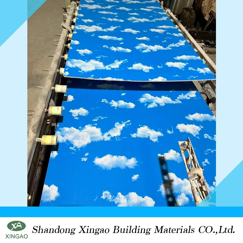 PVC Laminated Gypsum Ceiling Tiles with Ceiling T Grids From Shandong Factory