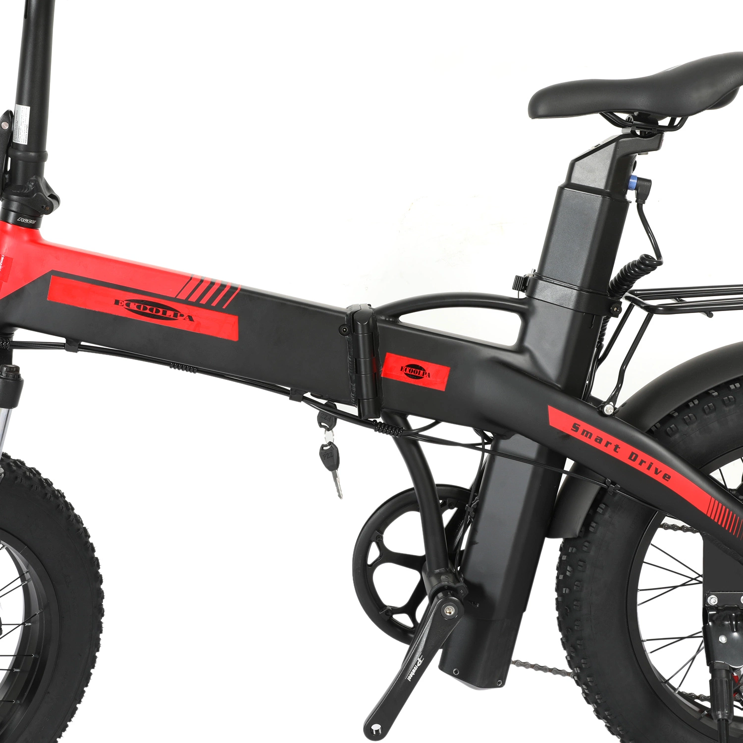 Dual Battery 48V 27.5ah Folding Electric Mountian Bike Bicycle Electric City Bike with 500W Motor Double Brake Front Suspension