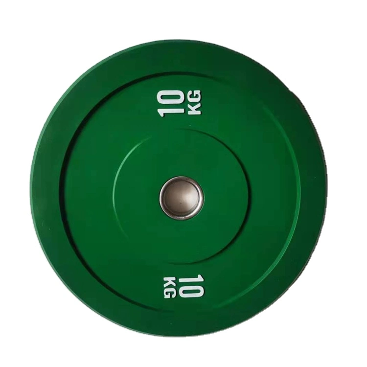 Sales Gym Equipment Training Home Weightlifting Dumbbell Plate Kg Gym Disc Fitness Color Rubber Bumper Weight Barbell Plates