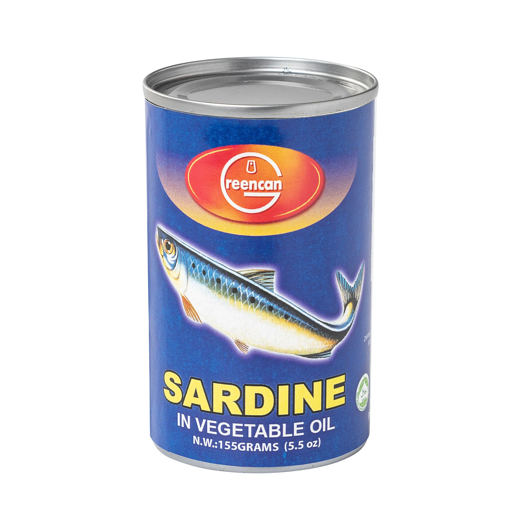 Canned Fishes Canned Sardine Fish in Vegetable Oil 155g