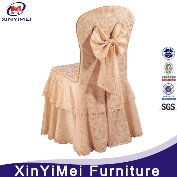 Wholesale Fancy Universal 100% Polyester Jacquard Cheap Hotel Chair Cover