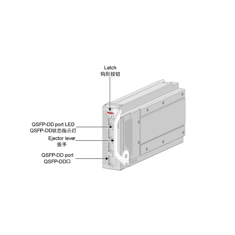 Lswm116h Interface Module Expansion Card Supported by The H3c S9820-8c Switch