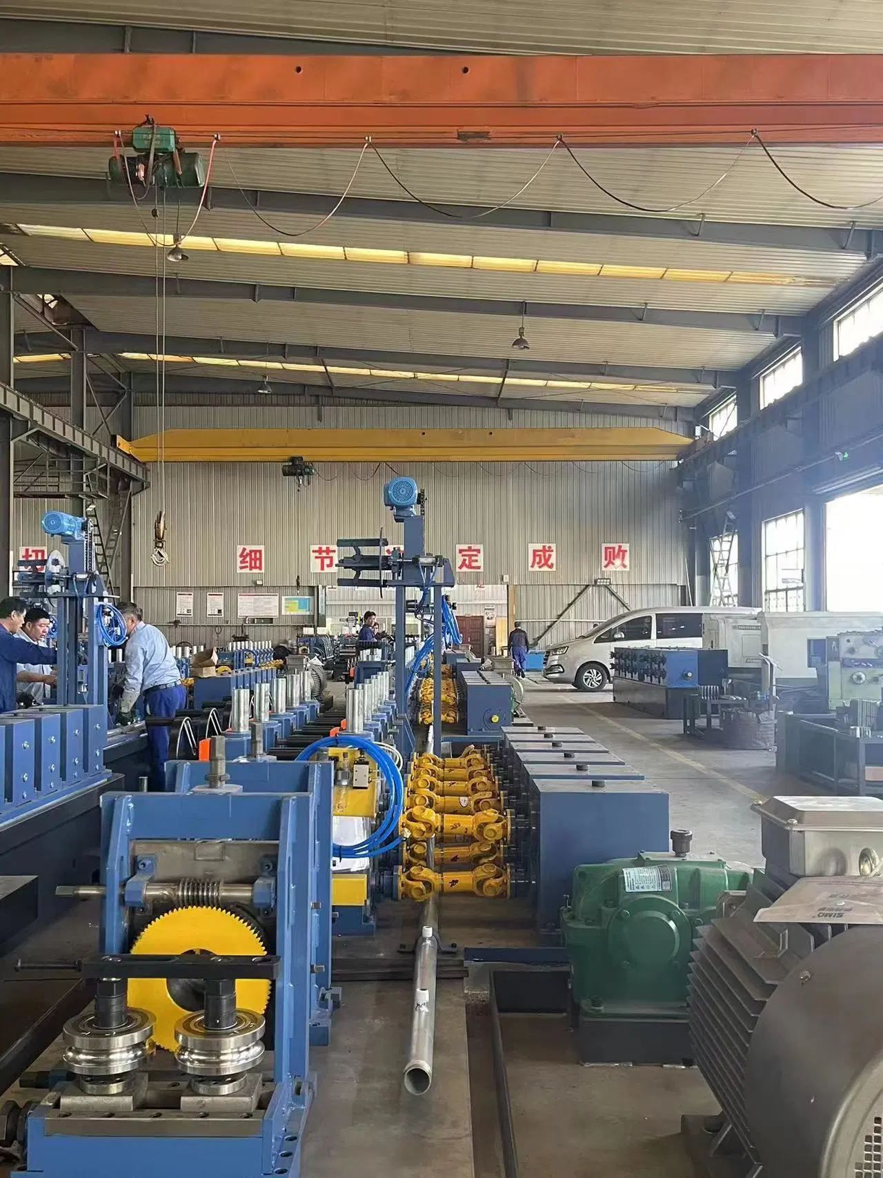 High Frequency ERW Tube Mill Line Steel Pipe Making Machine Pipe Welding Production Line