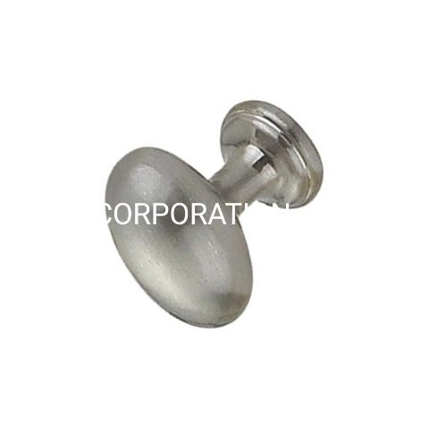 Venta caliente aleación de zinc 22mm Mushroom Golden Door Knob Office Mando de cajón