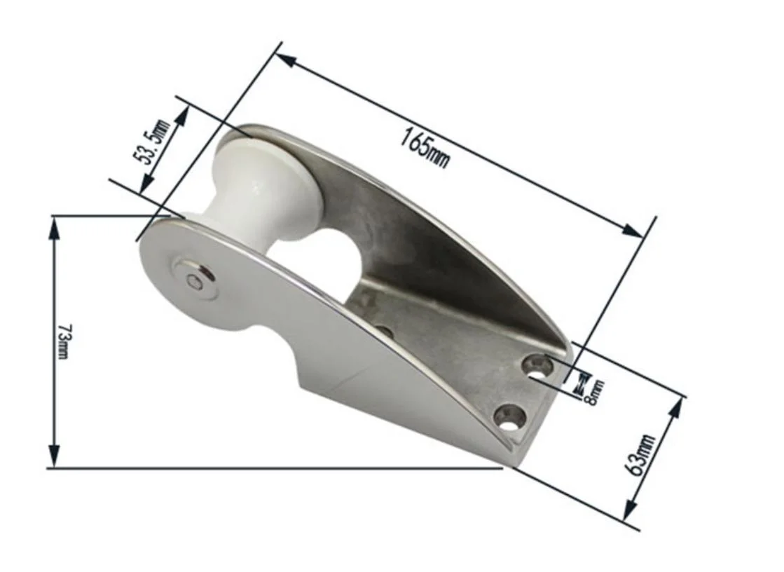 Navio Anchor Aço inoxidável estrutura da corrente roda de elevação da fixação da estrutura da corrente Suporte de fixação para iates Acessórios