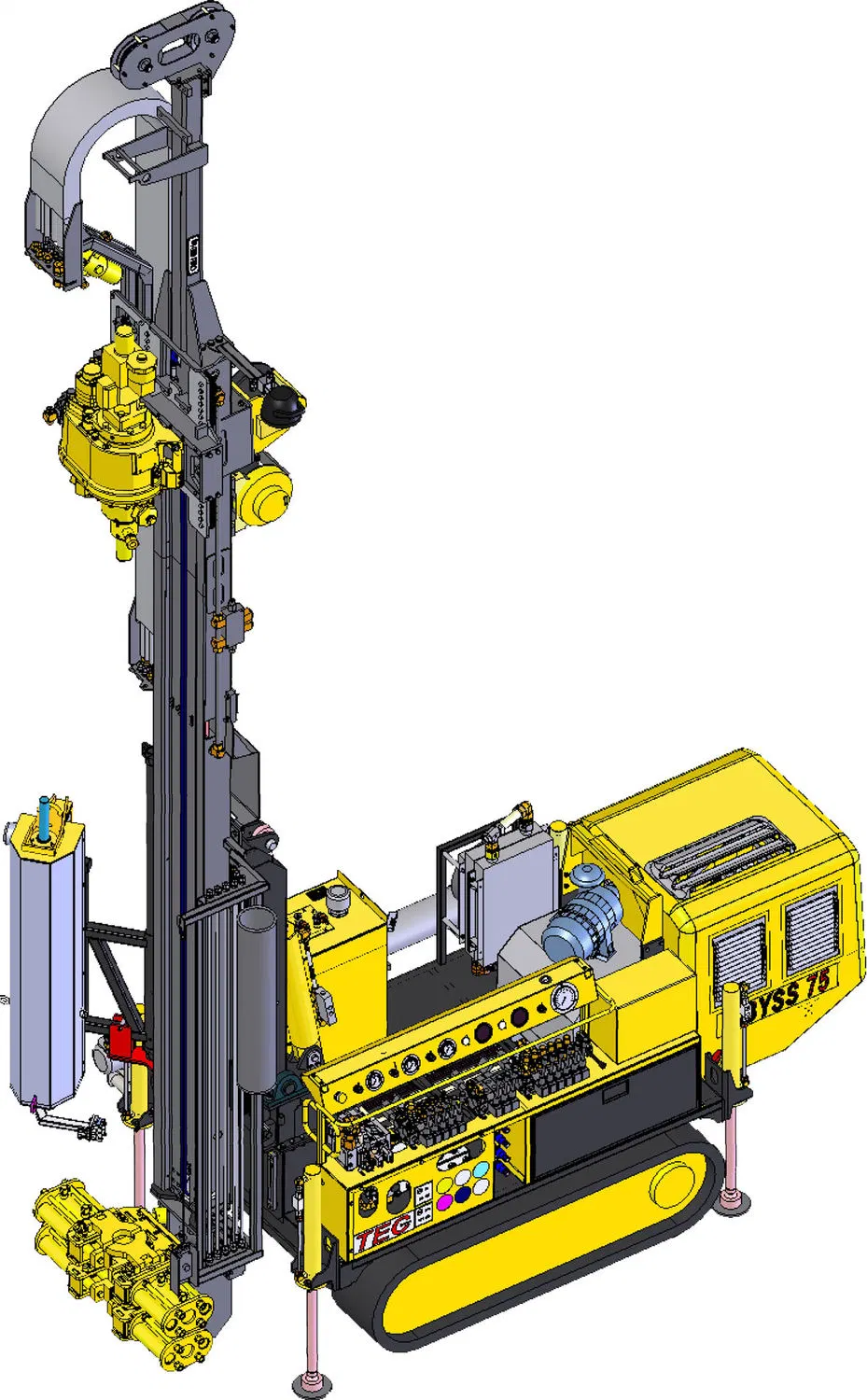 DTH Bohranlage integrierte Mine Bohranlage Sprengung