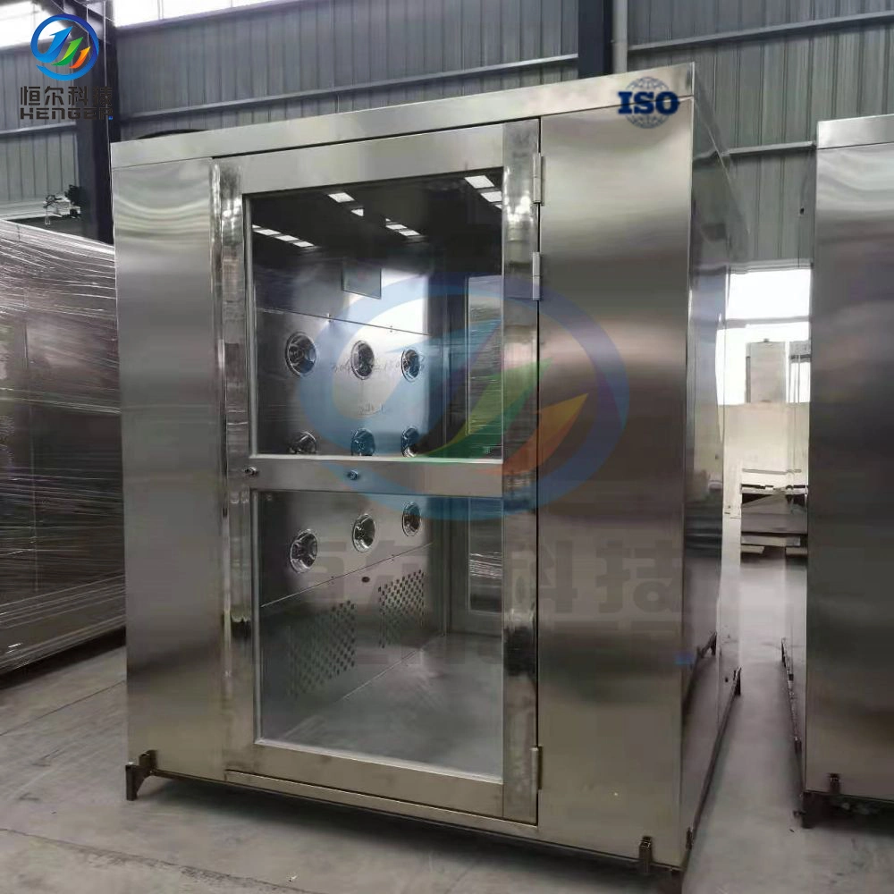 Dust Free Industrial Stainless Steel Cleanroom Air Shower Room with Jet Cleaning