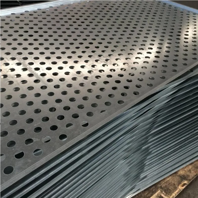 Feuille d'écran d'aluminium perforé en usine pour panneau décoratif de perforation de maille perforée