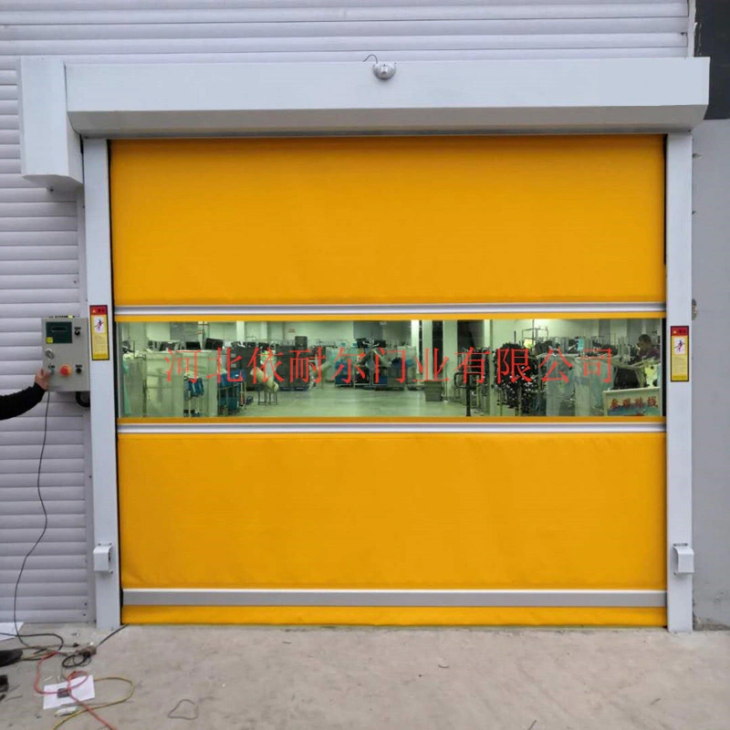 Industrial Electric antivol de feu d'isolation en PVC Porte Fast rolling shutter