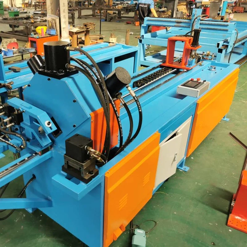 CNC Auto Hydraulic Angle Iron Punching Forming Machine Production Line