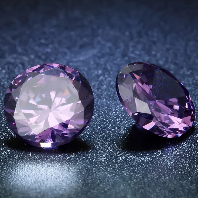 Purple Stylish CZ Vvs1 Factory Price Gemstone